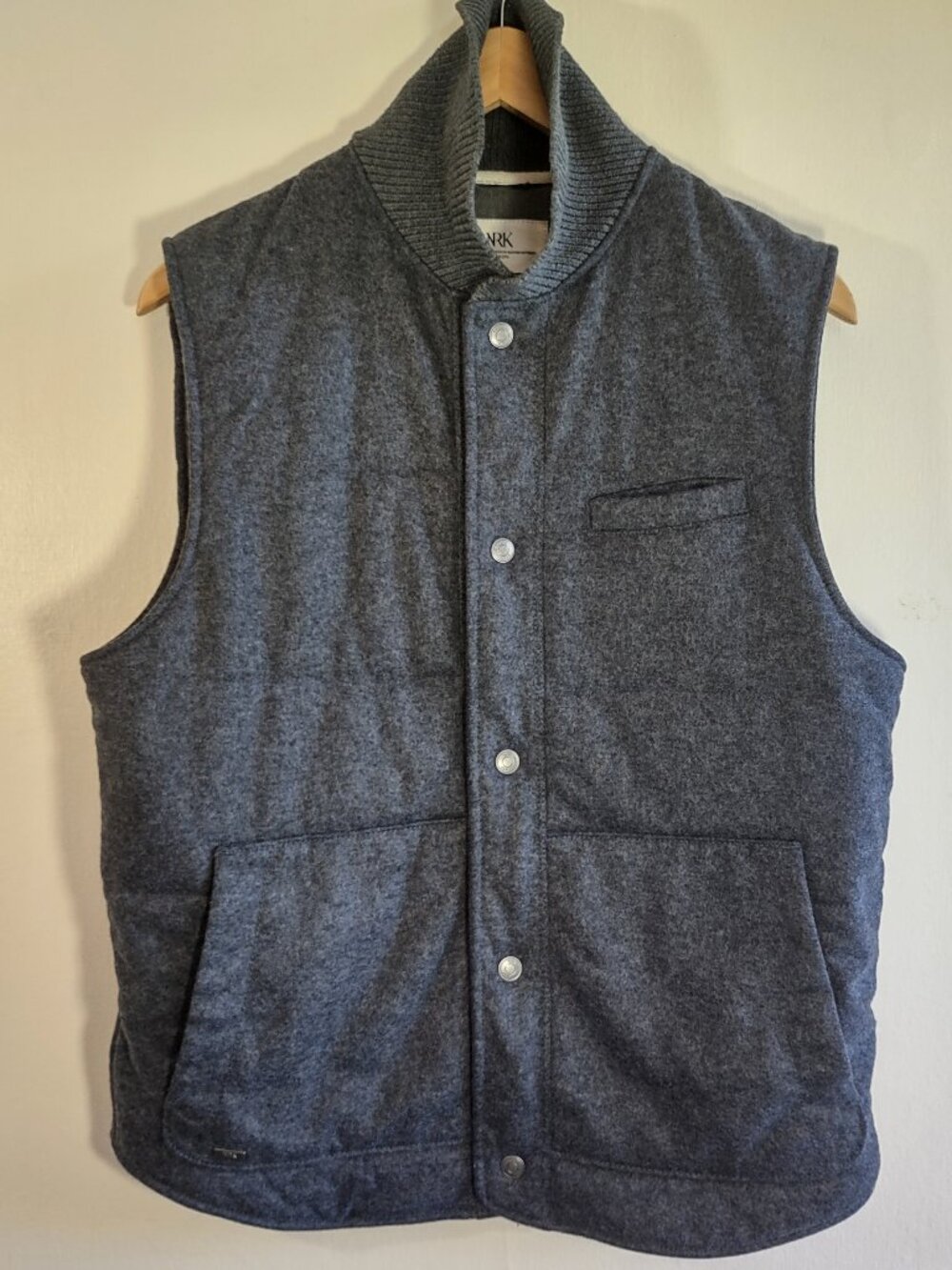 W.R.K. Work Rest Karma Men's Wool Vest Size Small Modern-Rustic Balanced